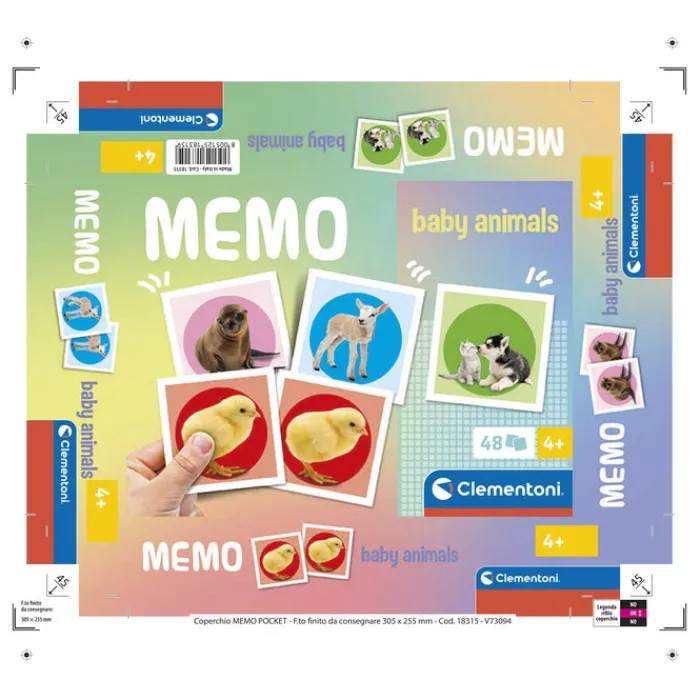 Clementoni Mémo|Mémo - Bébés animaux