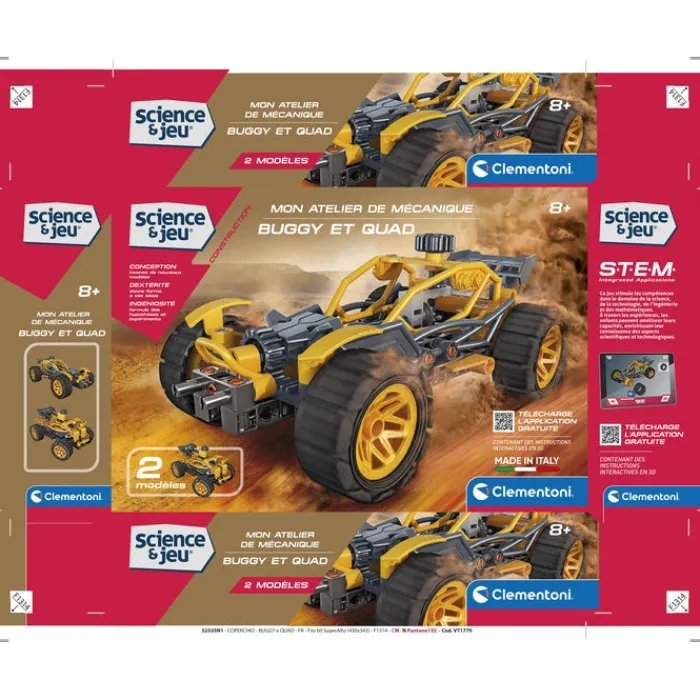Clementoni Construction|Mon atelier de mécanique - Buggy & Quad
