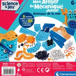 Clementoni Construction|Mon Atelier De Mécanique Junior - Animaux de la mer