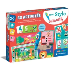 Clementoni L'Alphabet Et Les Mots|Mon stylo interactif - 60 activités