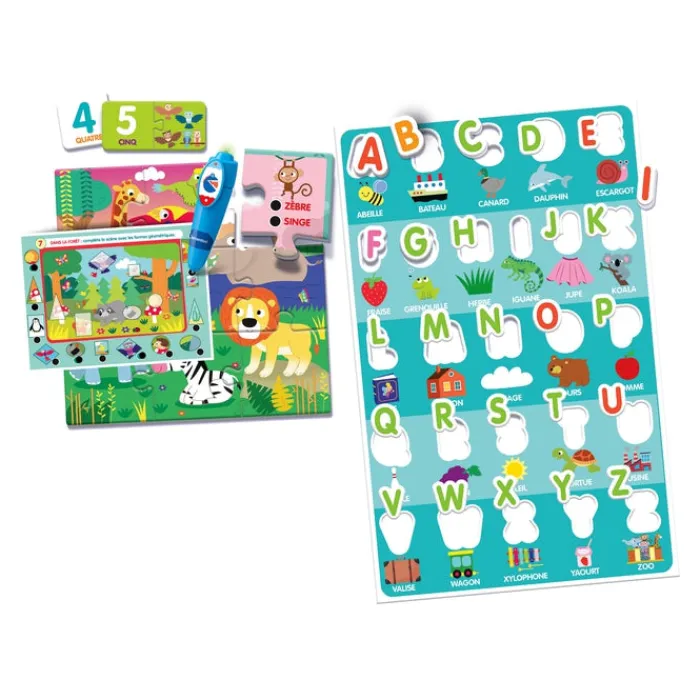Clementoni L'Alphabet Et Les Mots|Mon stylo interactif - 60 activités