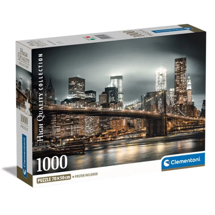 Clementoni Football|Vintage|New York Skyline - 1000 pièces
