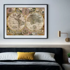 Clementoni Football|Vintage|Old Map - 3000 pièces