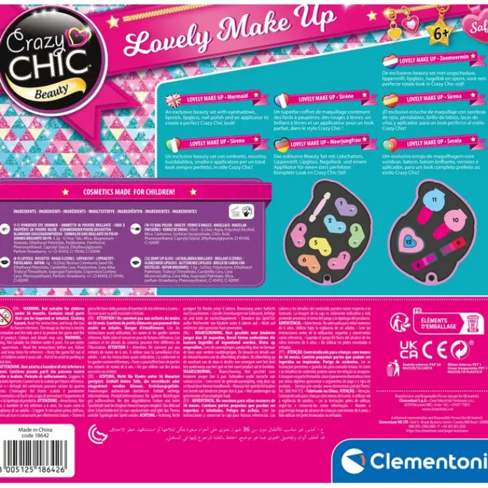 Clementoni Beauté Et Maquillage|Palette de maquillage - Sirène