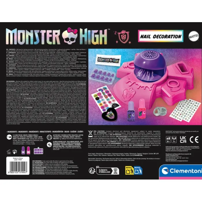 Clementoni Beauté Et Maquillage|Passion Nails - Monster High