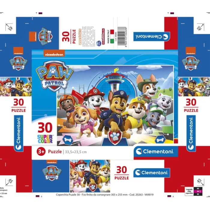 Clementoni Cartes|Paw Patrol - 30 pièces