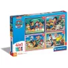 Clementoni Cartes|Paw Patrol - 1x12 + 1x16 + 1x20 + 1x24 pièces