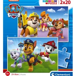 Clementoni Cartes|Paw Patrol - 2x20 pièces
