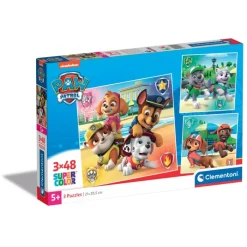 Clementoni Football|Personnages Disney|Paw Patrol - 3x48 pièces