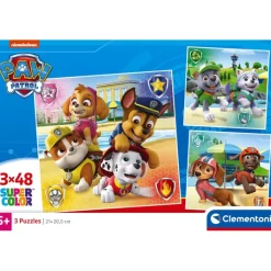 Clementoni Football|Personnages Disney|Paw Patrol - 3x48 pièces