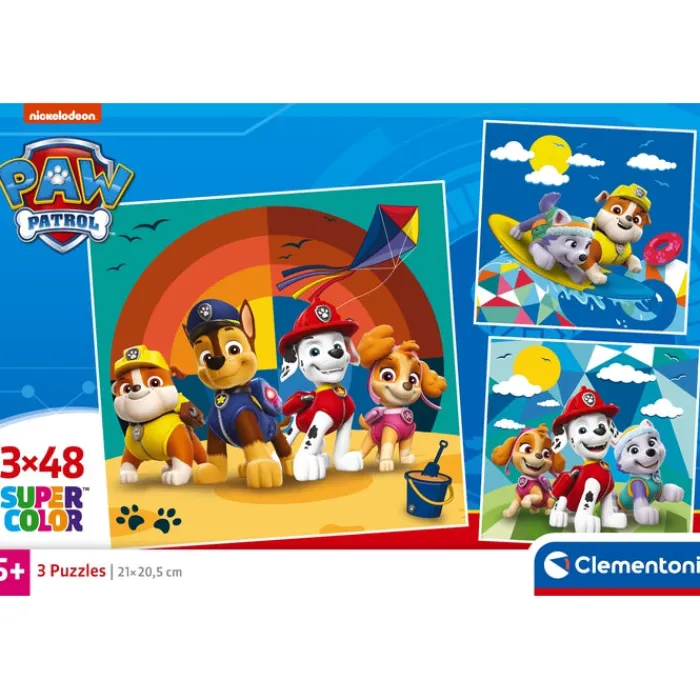 Clementoni Cartes|Paw Patrol - 3x48 pièces