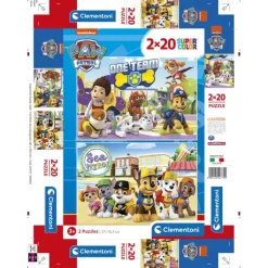 Clementoni Cartes|Paw Patrol - 2x20 pièces