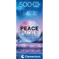 Clementoni Football|Vintage|Peace Puzzle - Light Blue - 500 pièces