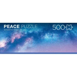 Clementoni Football|Vintage|Peace Puzzle - Light Blue - 500 pièces