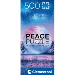 Clementoni Football|Vintage|Peace Puzzle - Light Blue - 500 pièces