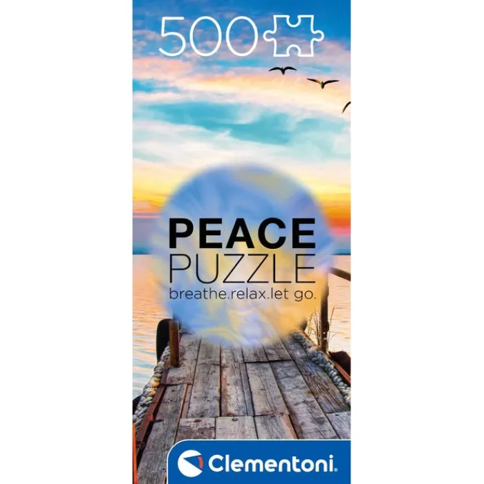 Clementoni Football|Vintage|Peace Puzzle - Peaceful Wind - 500 pièces