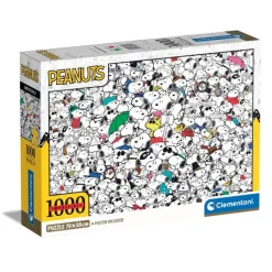 Clementoni Football|Vintage|Peanuts - 1000 pièces