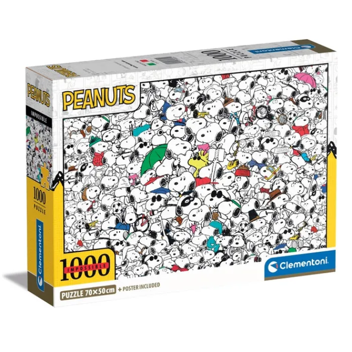 Clementoni Football|Vintage|Peanuts - 1000 pièces