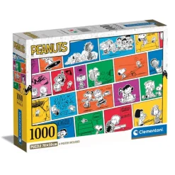 Clementoni Football|Vintage|Peanuts - 1000 pièces