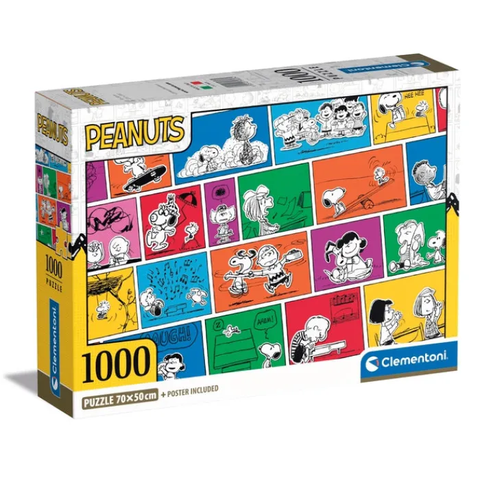 Clementoni Football|Vintage|Peanuts - 1000 pièces