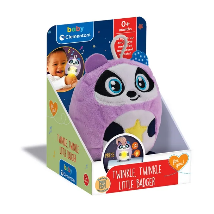 Clementoni Peluches|Peluche Twinkle Twinkle - Blaireau