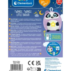 Clementoni Peluches|Peluche Twinkle Twinkle - Blaireau