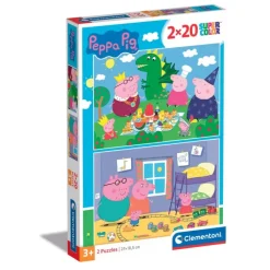 Clementoni Cartes|Autres Personnages|Peppa Pig - 20 pièces