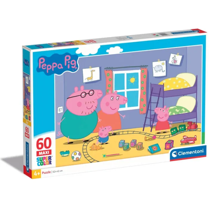 Clementoni Cartes|Autres Personnages|Peppa Pig - 60 pièces
