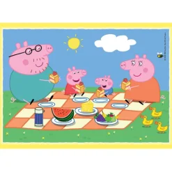 Clementoni Cartes|Autres Personnages|Peppa Pig - 1x12 + 1x16 + 1x20 + 1x24 pièces