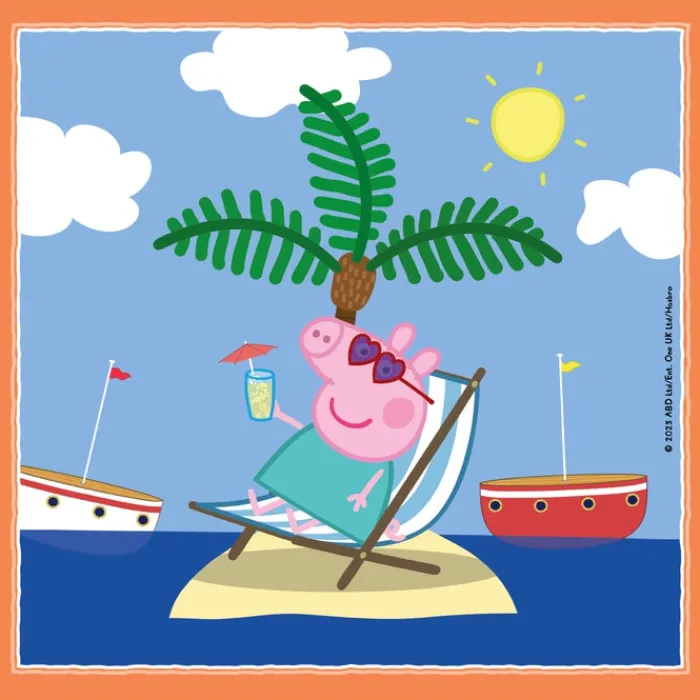 Clementoni Personnages Disney|Cartes|Peppa Pig - 3x48 pièces