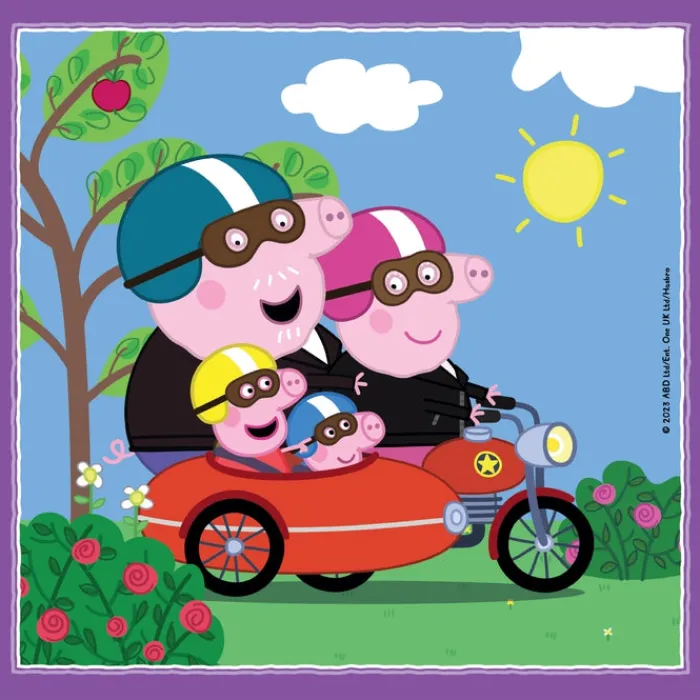 Clementoni Personnages Disney|Cartes|Peppa Pig - 3x48 pièces