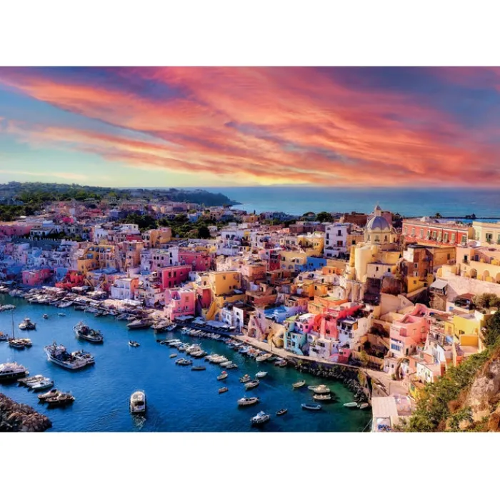 Clementoni Football|Vintage|Picturesque Procida Island - 1500 pièces