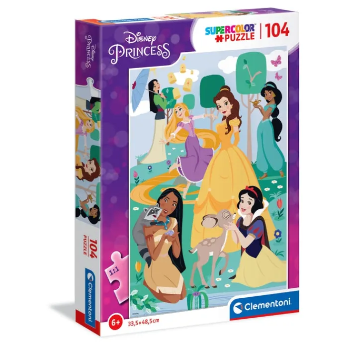 Clementoni Cartes|Princesses Disney|Princess - 104 pièces
