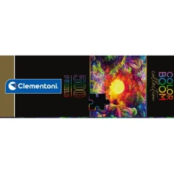 Clementoni Color Boom|Football|Psychedelic Jungle Sunrise - 500 pièces
