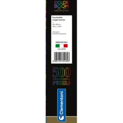 Clementoni Color Boom|Football|Psychedelic Jungle Sunrise - 500 pièces