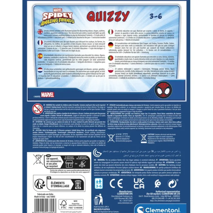 Clementoni L'Alphabet Et Les Mots|Quizzy - Spidey