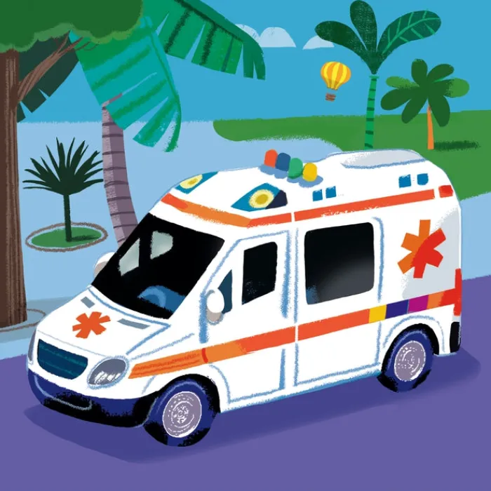 Clementoni Cartes|Illustrations|Rescue Vehicles - 3x48 pièces