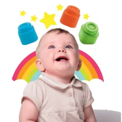 Clementoni Cubes Souples Clemmy|Sac souple 40 cubes Clemmy