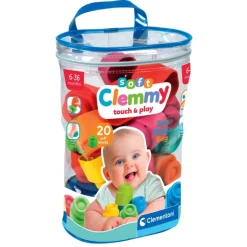 Clementoni Cubes Souples Clemmy|Sac souple 20 cubes Clemmy