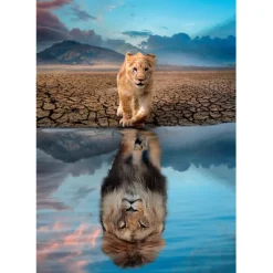 Clementoni Cartes|Animaux|Self Reflection - 300 pièces