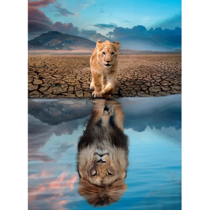 Clementoni Cartes|Animaux|Self Reflection - 300 pièces
