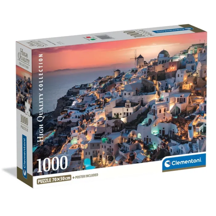 Clementoni Football|Vintage|Shades Of Santorini - 1000 pièces