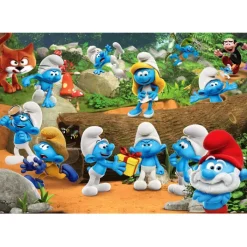 Clementoni Cartes|Autres Personnages|Smurfs - 104 pièces