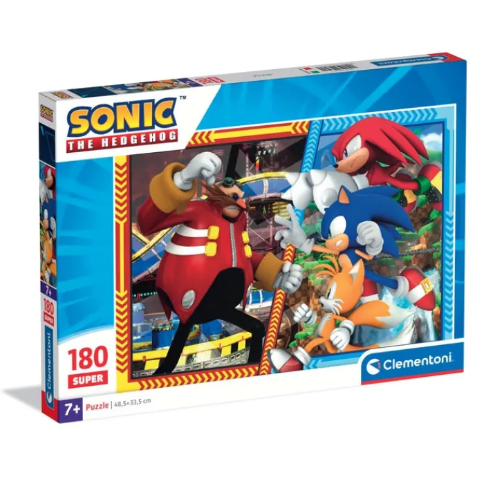 Clementoni Cartes|Autres Personnages|Sonic - 180 pièces