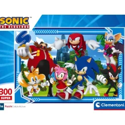 Clementoni Cartes|Autres Personnages|Sonic - 300 pièces