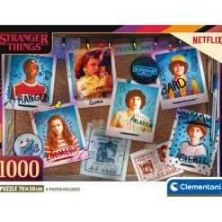 Clementoni Football|Vintage|Stranger Things - 1000 pièces