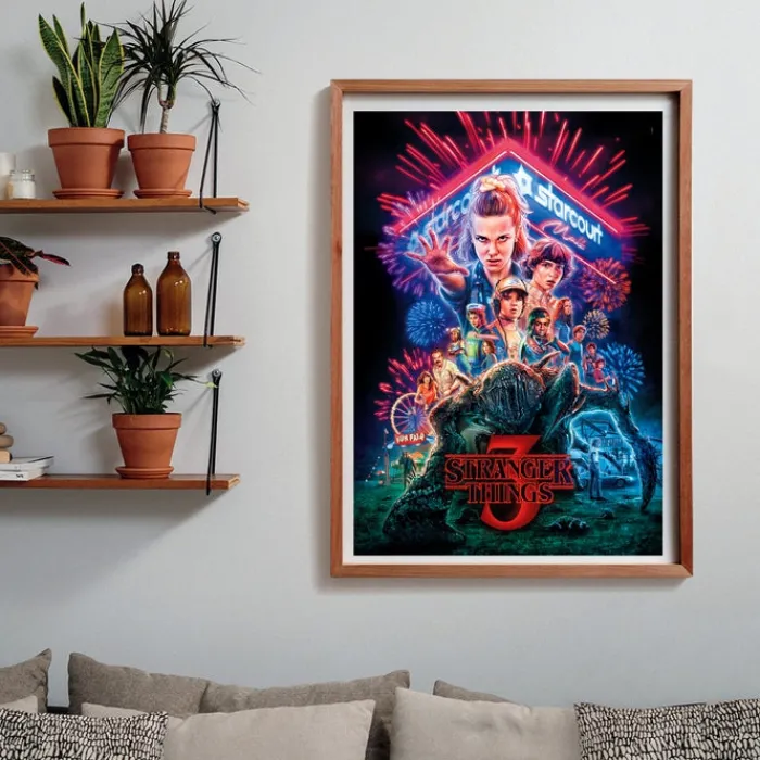 Clementoni Football|Vintage|Stranger Things S03 - 1000 pièces