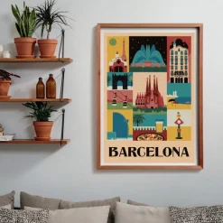 Clementoni Football|Vintage|Style In The City - Barcelona - 1000 pièces