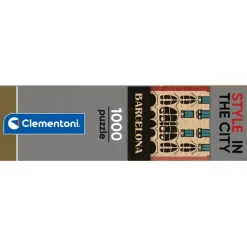 Clementoni Football|Vintage|Style In The City - Barcelona - 1000 pièces