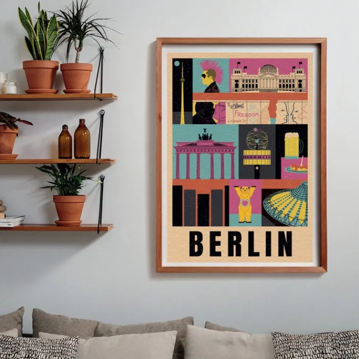 Clementoni Football|Vintage|Style In The City - Berlin - 1000 pièces